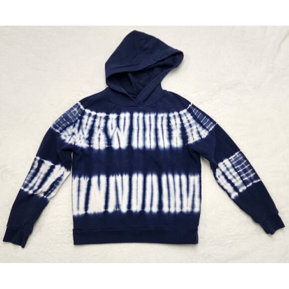 Madewell Navy Tie Dye Hoodie Sweatshirt Small - Picture 2 of 6